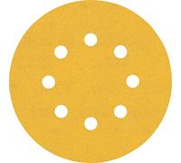 Bosch 5x Feuilles abrasives EXPERT C470 à 8 trous (pour Peinture sur bois, Bois dur, Ø 125 mm, Grain 240, Professional Accessoire Ponceuse excentrique, Ponceuse excentrique)