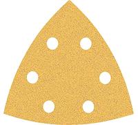 Bosch 5x Feuilles abrasives EXPERT C470 (pour Peinture sur bois, Bois dur, Ø 93x93 mm, Grain 80, Professional Accessoire Ponceuse Delta)