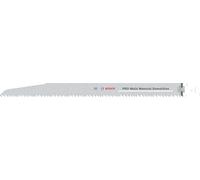 Bosch 5x Lame de scie sabre PRO Multi Material S1210VF Demolition | pour Bois clouté, Bois de chantier, Longueur 300 mm Professional Accessoire Scie sabre