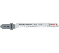 Bosch 5x Lame de scie sauteuse PRO Hardwood clean curve T101AOF (pour Bois dur, Panneau multiplex, Longueur 83 mm, Professional Accessoire Scie sauteuse)