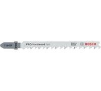 Bosch 5x Lame de scie sauteuse PRO Hardwood fast T144DF (pour Bois dur, Panneau aggloméré, Longueur 100 mm, Professional Accessoire Scie sauteuse)