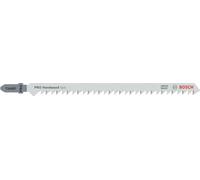 Bosch 5x Lame de scie sauteuse PRO Hardwood fast T344DF (pour Bois dur, Panneau aggloméré, Longueur 152 mm, Professional Accessoire Scie sauteuse)