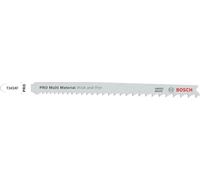 Bosch 5x Lame de scie sauteuse PRO Thick and Thin Multi Material T345XF (pour Bois clouté, Acier, Longueur 132 mm, Professional Accessoire Scie sauteuse)