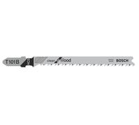 Bosch Lames de scie sauteuse T101B HCS pour bois, rectifiées – 5 pièces