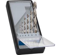 Bosch 6x Coffret de forets hélicoïdaux PRO Metal HSS-G | pour Métaux non ferreux, Acier, Ø 2,00, 3,00, 4,00, 5,00, 6,00, 8,00 mm Accessoire Perceuses/visseuses rotatives