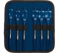 Bosch 6x Coffret de mèches plates EXPERT Self Cut Speed (pour Bois résineux, Panneau aggloméré, Ø 14-24 mm, Professional Accessoire Perceuses)