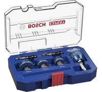 Bosch 6x Coffret universel de scies trépans EXPERT Sheet Metal PC Plus (pour Tôles en acier inoxydable, Tôles en acier, Ø 22-32 mm, Professional Accessoire Perceuses)