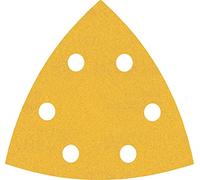 Bosch 6x Coffrets de feuilles abrasives EXPERT C470 (pour Peinture sur bois, Bois dur, Ø 93x93 mm, Grain 60, 120, 240, Professional Accessoire Ponceuse Delta)