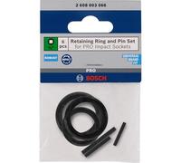 BOSCH Retaining Ring and Pin Set for PRO Impact Socket, 1/2", 6 pces 2608003066