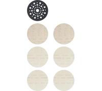 Bosch 7x Kit de démarrage EXPERT M480 pour ponceuses excentriques | pour Peinture sur bois, Bois dur, Grain 2x 80, 2x 120, 2x 180, Accessoire Ponceuse excentrique, Ponceuse vibrante