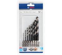 Bosch Jeu de forets hélicoïdaux Bosch HSS Twist Drill Control avec tige hexagonale 8 pièces 2 - 10 mm Quantité:1