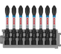 Bosch Embouts cruciformes 2608522330 – 8 pièces PH2 50 mm Impact Control Framboise