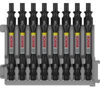 BOSCH Embout double tete PRO Impact avec insert Pick and Click, T20, 65 mm, 8 pieces