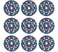 Bosch 9x Assortiment de disques abrasifs EXPERT O780, 125 mm, 9 pièces | pour Bois dur, Peinture sur bois, Grain 3x 80, 3x 120, 3x 180, Professional Accessoire Ponceuse excentrique