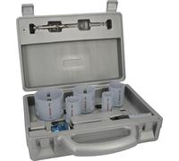 Bosch 9x PRO Multi Material Power Change Plus Hole Saw Set - Blow Mould Case (for Softwood, Drywall, Ø 20-64 mm, Professional Accessory Rotary Drill/Drivers): 20, 25, 32, 38, 51, 64 mm