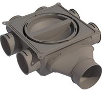 BOSCH Accessoire Ventilation résidentielle VK 125-1S Plénum de distribution d'air en plastique, à raccordement latéral - 7738112658