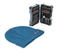 Bosch Coffret embouts vissage 0615997658 – 43 pièces (Phillips, Pozidriv, fente, T) avec bonnet bleu