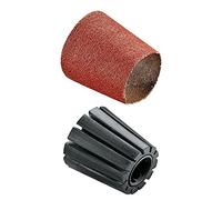 Bosch Accessoire pour PRR 250 ES Lot de porte-outil et manchon abrasif (conique) 1600A00156 Noir