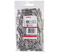 Bosch Accessories 100 Pièces Jeu de Embouts de Vissage Extra Dure pour Vis Cruciformes, PH3 Epaisseur, 25mm Longueur