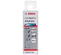 Bosch Foret hélicoïdal HSS PointTeQ 3,6 mm – pack de 10