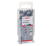 Bosch Accessories 10x forets hélicoïdaux HSS PointTeQ (pour métal, 5,6 x 57 x 93 mm, accessoires pour perceuses-visseuses)