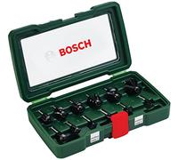 Jeu de fraises-HM Bosch 12 pces Diamètre : tige 1/4 - 2607019465