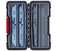 Bosch Coffret de lames pour scie sabre 2607010901 – bois et métal – 15 pièces