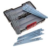 Coffret de lames pour scie sabre BOSCH - bois et métal - 15 pièces - 2607010901