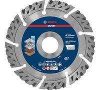 Bosch Accessories 1x Disques à tronçonner diamantés Expert MultiMaterial (pour Béton, Ø 125 mm, Accessoires Petite meuleuse angulaire), argent