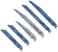 Bosch Accessories 2607010907 Set de 6 Lames de scie sauteuse pour démolition + boite de rangement 925 vf (2x)/ s 610 vf/s 1110 vf/s 1125 vf/s 1120 cf