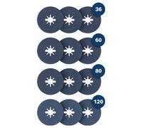 Bosch Bosch PRO Disque abrasif à fibres X-Lock, 125 mm, K36|60|80|120, 12 pcs Quantité:1