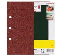 Bosch Accessories 2607017104 Set de 25 abrasifs pour Ponceuse vibrante 93 x 230 grain 60 perforés