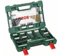 Bosch Accessories 2607017195 V-Line 91 pièces Assortiment de forets et dembouts métal, Pierre, Béton, bois, Brique, Plexiglas