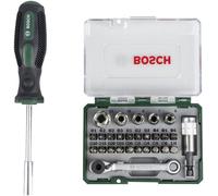 BOSCH Kit 27 pieces, assortiment d'embouts de vissage et tournevis manuel 2607017331