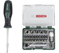 BOSCH Kit 27 pieces, assortiment d'embouts de vissage et tournevis manuel 2607017331