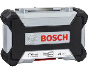 Bosch Accessories 2607017568 Jeu d'embouts 36 pièces cruciforme Phillips, cruciforme Pozidriv, profil T (2607017568)