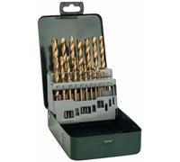 Bosch Accessories 2607019437 Promoline HSS Jeu de forets pour le métal 19 pièces 1 mm, 1.5 mm, 2 mm, 2.5 mm, 3 mm, 3.5 mm, 4 mm, 4.5 mm, 5 mm, 5.5 mm, 6 mm,