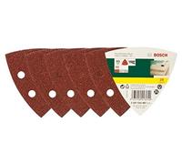 Bosch Accessories 2607019487 Lot de feuilles abrasives pour Ponceuse Delta Grain 40 25 pièces Argent