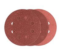 Set de feuilles abrasives pour ponceuse excentrique avec bande auto-agrippante, perforé Bosch Accessories 2607019496 Grain 80, 120, 240 (Ø x L) 115 mm x 115 mm