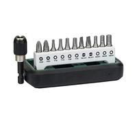 Bosch Accessories 2608255995 Set de 11 embouts de vissage qualité standard avec porte-embout PH/PZ/Torx/Plat/HEX