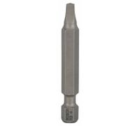 Bosch Accessories 2608521116 Embouts de vissage courts longs pour vis à vis à empreinte carrée conique femelle, qualité extra-dure longueur totale 49 mm, épaisseur R3, 3 pièces