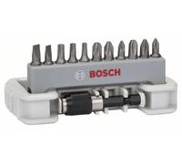 Bosch Accessories 2608522130 Jeu d'embouts 12 pièces vis à fente, cruciforme Phillips, vis Pozidriv, 6 pans intérieurs (TX)