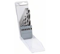 Bosch Accessories 2608577346 PointTeQ HSS Jeu de forets pour le métal 6 pièces 2 mm, 3 mm, 4 mm, 5 mm, 6 mm, 8 mm, 10 mm DIN 338