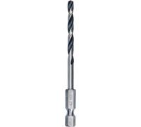 Bosch Accessories 2608577544 PointTeQ HSS Foret pour le métal 10 pièces 4.20 mm Longueur totale 83 mm bruni DIN 338 hexagonal 1/4 (6,3 mm) , tige hexagonale 1