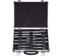 Bosch Coffret de forets SDS-plus 2608578765 – 11 pièces (9 forets + 2 burins) avec étui aluminium