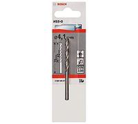 Bosch Accessories 2608585917 Foret à métaux rectifiés HSS-G DIN 338 4,1 x 43 x 75 mm Argent