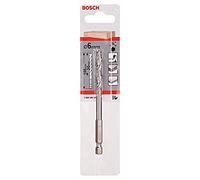 Bosch Accessories 2608595522 Mèche hélicoïdale à bois rectifiées HSS à queue six pans 1/4" Ã˜ 6 mm