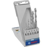 Bosch Accessories 2608595525 Jeu de forets pour le bois 5 pièces 2 mm, 3 mm, 4