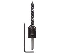 Bosch Accessories 2608596393 Mèche hélicoïdale à bois avec fraise à lamer 90° Ã˜ 6 mm, Gris
