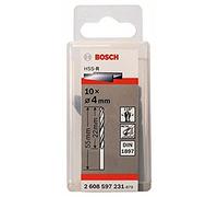 Bosch Accessories 2608597231 Foret à carrosserie laminé HSS-R DIN 1897 Ã˜ 4 mm 10 pièces
